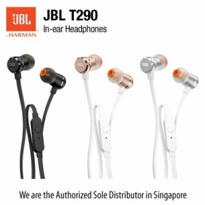 JBL Earphones T290 אזניות בצבע לבן ורוד