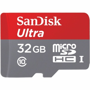 SanDisk SD Card Ultra 32GB כרטיס זיכרון