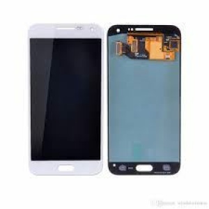 החלפת מסך מקורי + מסגרת Galaxy E500 2015 לבן