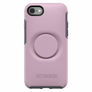 ⁦כיסוי לIPHONE 7/8 מבית OTTERBOX & POPSOCKET דגם SYMMETRY ורוד⁩ – תמונה ⁦2⁩