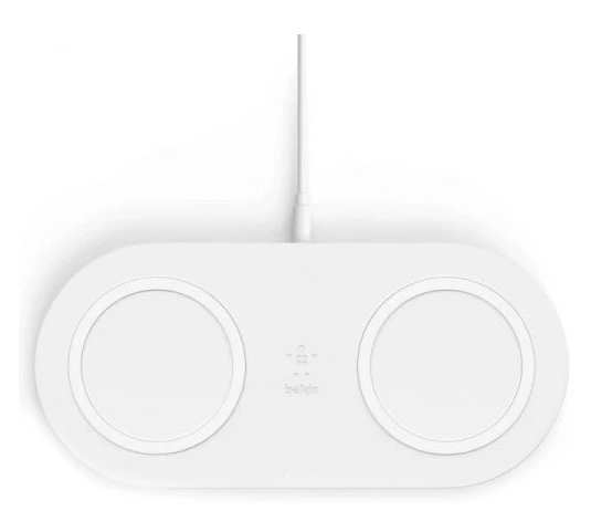 Belkin-משטח-טעינה-מעוצב-כפול-2X10W-לבן