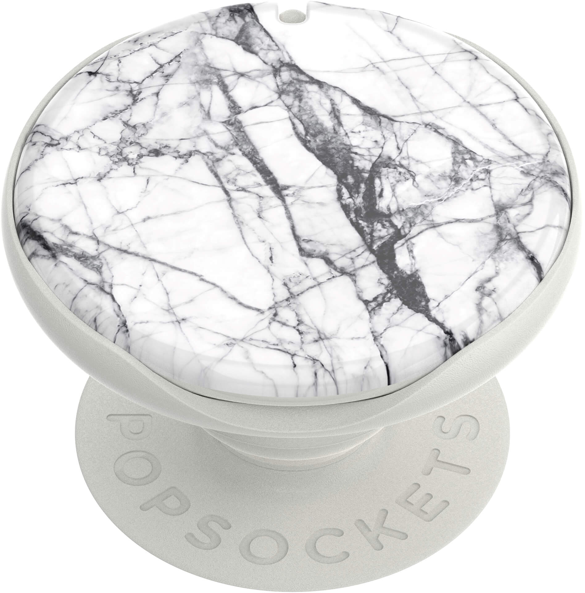 POPSOCKET-דגם-MIRROR-DOVE-WHITE-MARBLE-GLOSS