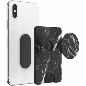 פופ סוקט POPSOCKET דגם POPWALLET S MIDNIGHT MARBLE