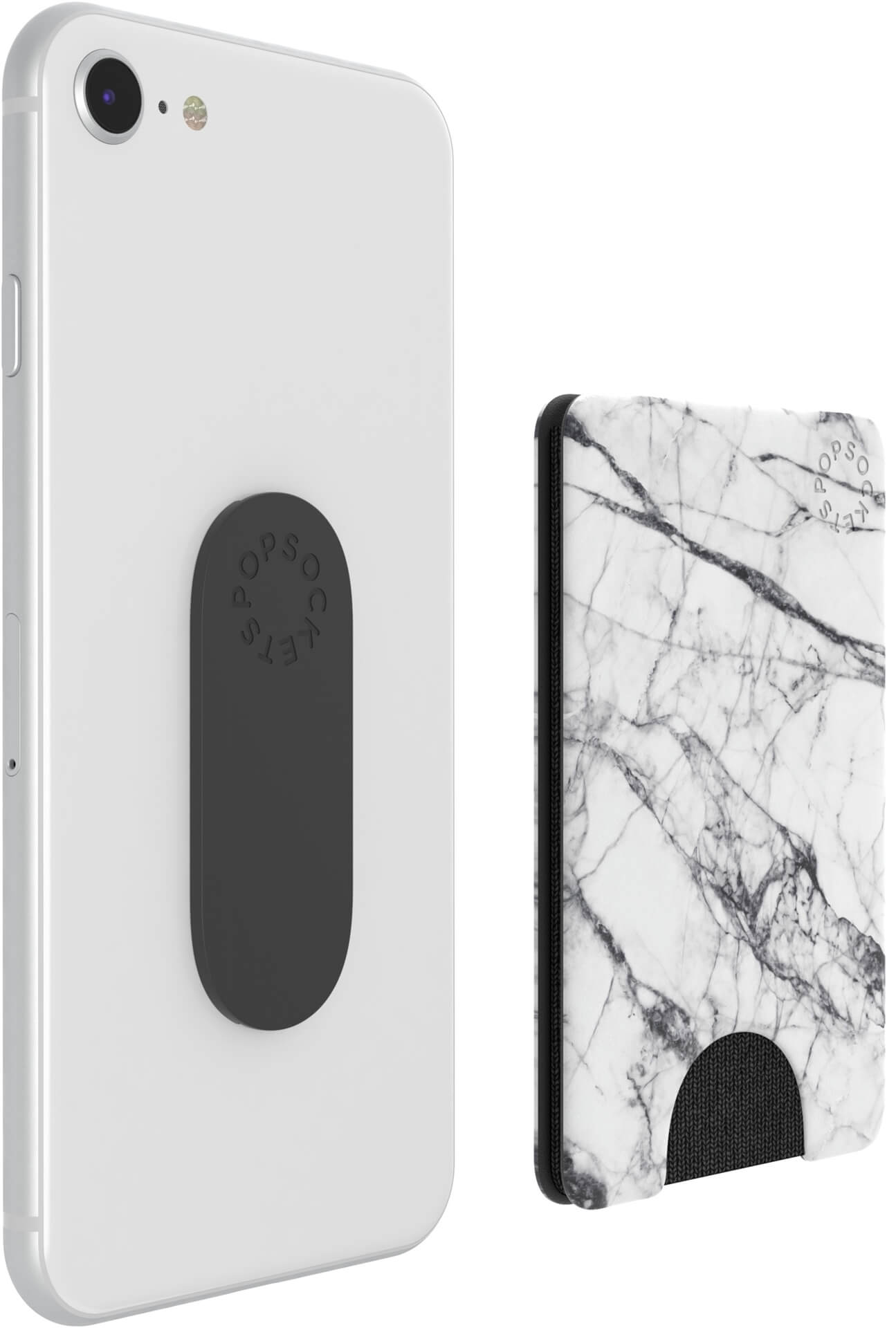 POPSOCKET-דגם-POPWALLET-WHITE-MARBLE