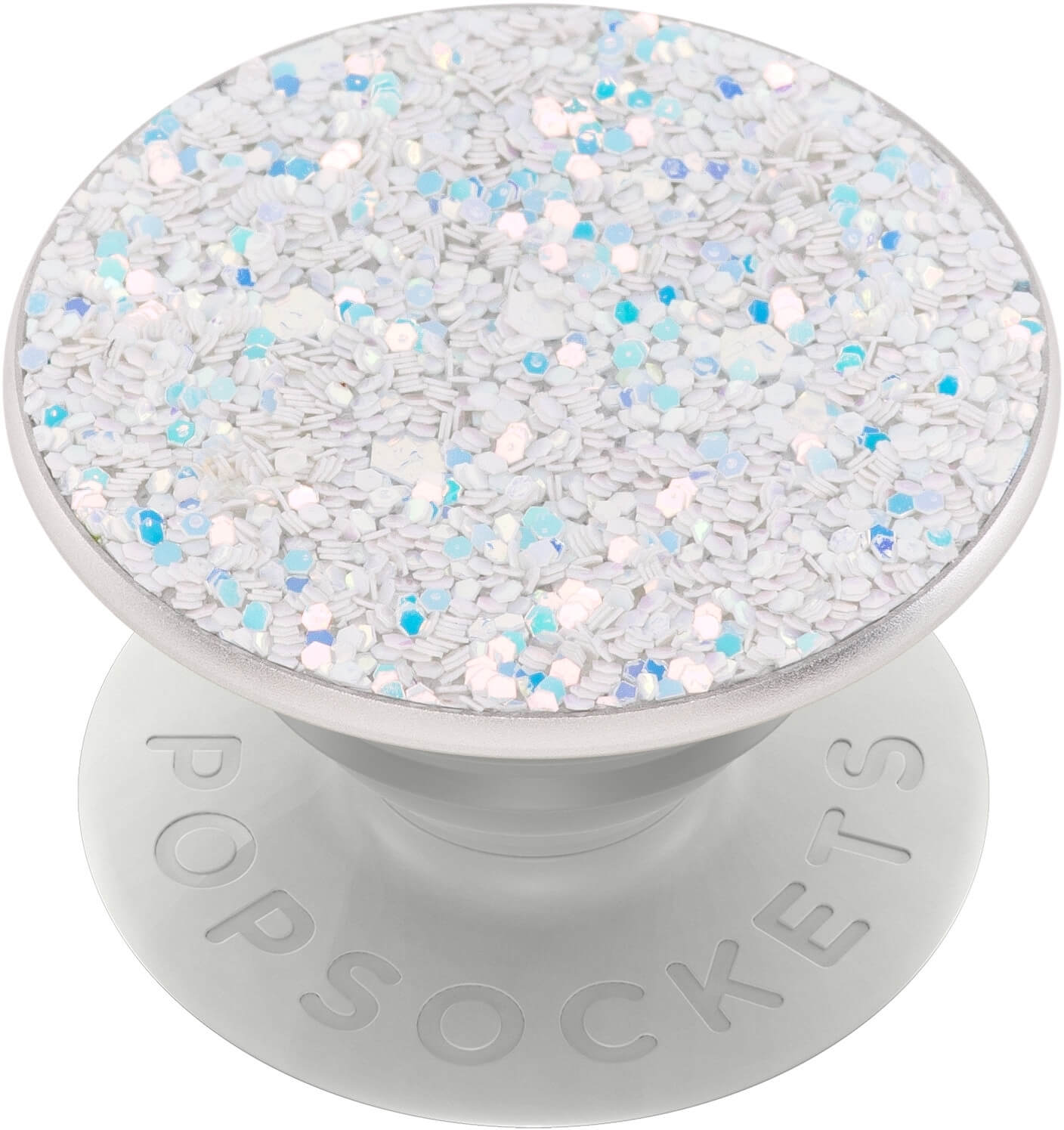 POPSOCKET-דגם-SPARKLE-SNOW-WHITE