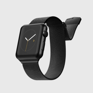 רצועה לשעון חכם Raptic Hybrid Mesh Apple Watch 42/44mm שחור