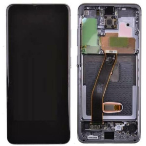החלפת מסך מקורי + מסגרת Galaxy S20 G980