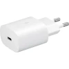 ⁦מטען קיר 25W Samsung הכולל כבל USB Type C ל USB Type C לבן⁩ – תמונה ⁦2⁩