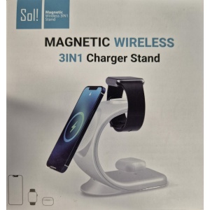 ⁦מטען משולב Sol Magnetic Wireless 3 in 1⁩ – תמונה ⁦2⁩