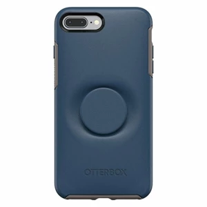 ⁦כיסוי ל IPHONE 7/8 PLUS מבית OTTERBOX & POPSOCKET דגם SYMMETRY כחול⁩ – תמונה ⁦2⁩