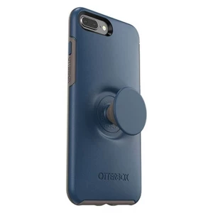 כיסוי ל IPHONE 7/8 PLUS מבית OTTERBOX & POPSOCKET דגם SYMMETRY כחול