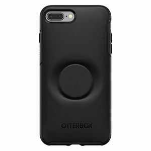 ⁦כיסוי ל IPHONE 7/8 PLUS מבית OTTERBOX & POPSOCKET דגם SYMMETRY שחור⁩ – תמונה ⁦2⁩