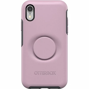 ⁦כיסוי ל-IPHONE XR מבית OTTERBOX & POPSOCKET דגם SYMMETRY ורוד⁩ – תמונה ⁦2⁩