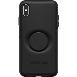 ⁦כיסוי ל-IPHONE XS MAX מבית OTTERBOX & POPSOCKET דגם SYMMETRY שחור⁩ – תמונה ⁦2⁩
