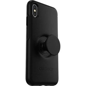 כיסוי ל-IPHONE XS MAX מבית OTTERBOX & POPSOCKET דגם SYMMETRY שחור