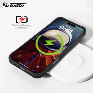 ⁦כיסוי Toiko AtomX iPhone 16 Pro Mag Safe שקוף⁩ – תמונה ⁦4⁩