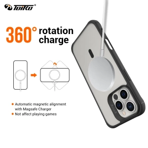 ⁦כיסוי Toiko AtomX iPhone 16 Pro Mag Safe שקוף⁩ – תמונה ⁦3⁩
