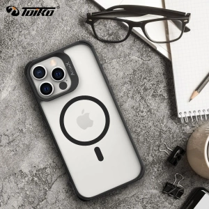⁦כיסוי Toiko AtomX iPhone 16 Pro Mag Safe שקוף⁩ – תמונה ⁦10⁩