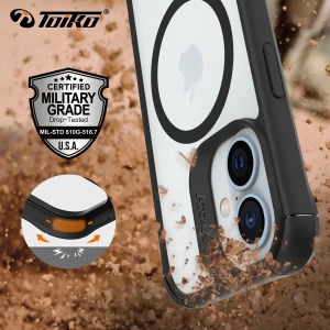 ⁦כיסוי Toiko AtomX iPhone 16 Pro Mag Safe שקוף⁩ – תמונה ⁦9⁩